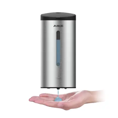 Dispenzer za tekoče milo, samodejno delovanje, prilagodljiv dovod mila, tekoče-brus