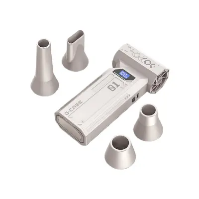 Prenosni ročni zračni puhalnik - Turbo ventilator, brezžični, polnljiv, več hitrosti Gold