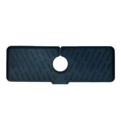 Večnamenska zložljiva odtočna podloga za pipo Velika silikonska blazinica za pipo Black