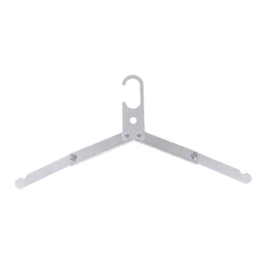 Prenosni zložljivi obešalnik iz aluminijeve zlitine - potovalni obešalnik Silver
