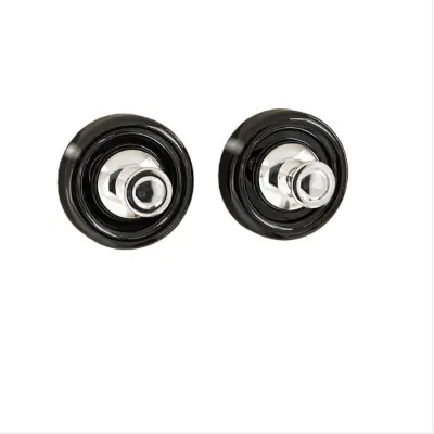 2-Pack Kuhinjski Kopalniški Stenski Sesalni Kljuki Brez Vrtanja Black