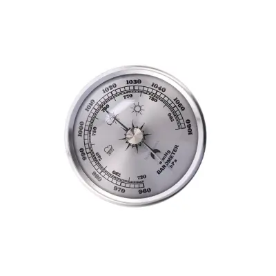 70mm Analogni Barometer - Natančen Instrument Vremenske Postaje za Dom Silver