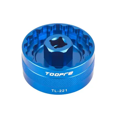 Orodje za spodnji nosilec kolesa - BB vtičnica iz aluminijeve zlitine za odstranjevanje in namestitev gonilke gorskega kolesa Blue