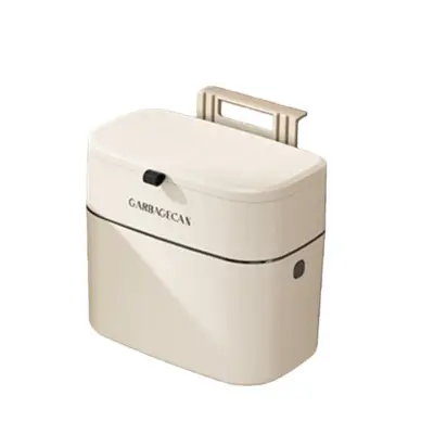 Kompakten kuhinjski koš za smeti za montažo na steno z dvojnim odpiranjem