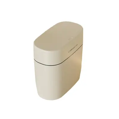 Tanka koš za smeti s pokrovom na pritisk - Prostorsko varčen ozek koš