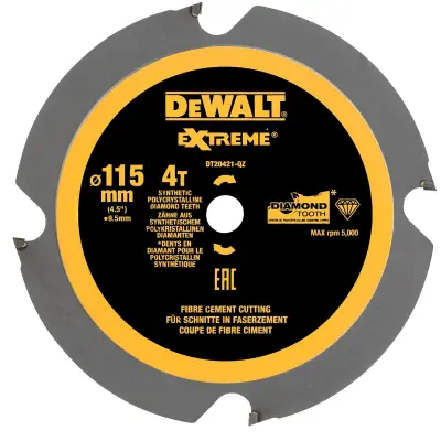 LIST ZA ŽAGO DEWALT 115mm 4T PCD