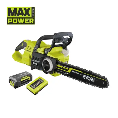 RYOBI RY36CSX35A-150 36V MAX POWER aku. verižna žaga, 35cm + 5Ah bat + polnilec