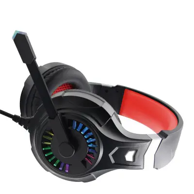 Rdeče Žične Igralne Slušalke - Poglobljen Zvok & Udobje