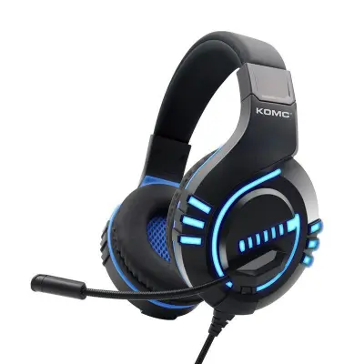 Modre žične slušalke - Poglobljen zvok in udobje