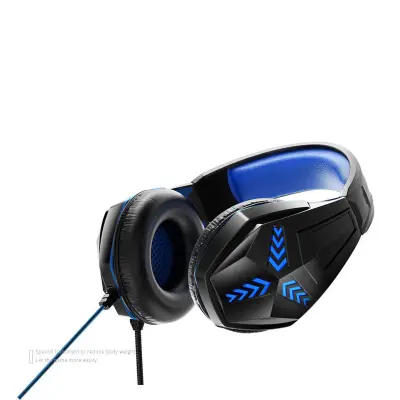 Modre žične slušalke - Poglobljeno igranje in udobje