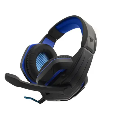 Modre žične slušalke - Poglobljen zvok in udobje