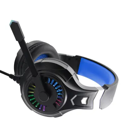 Žične igralne slušalke Blue - Poglobljen zvok in udobje