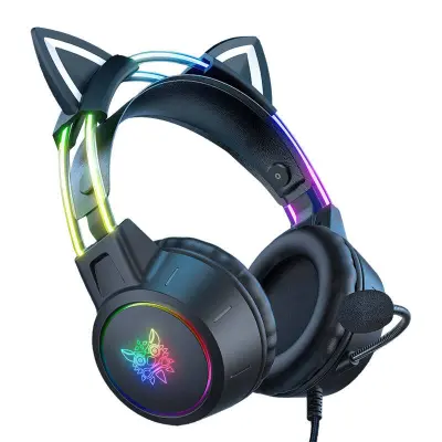 ONIKUMA X15 PRO GAMING SLUŠALKE ON-EAR ZA RAČUNALNIŠKE KONZOLE CAT EARS