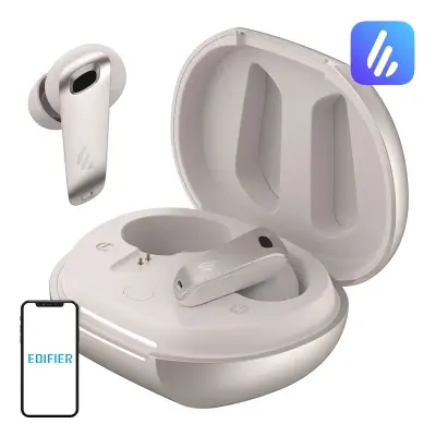 EDIFIER NEOBUDS PLUS TWS ANC SLUŠALKE ZA IPHONE 12 13 14 ZMANJŠEVANJE HRUPA