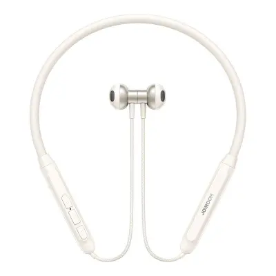 JOYROOM JR-D8 BREZŽIČNE SLUŠALKE Z OVRATNIM TRAKOM (KREMASTO BELE)