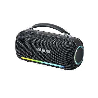 Prenosni Bluetooth zvočnik z močnim basom in dolgotrajno baterijo Black