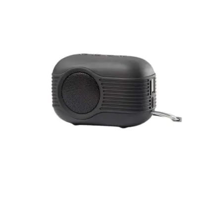 Macaron Mini Bluetooth Zvočnik - Prenosni Brezžični Zvočnik z FM Radiem Black