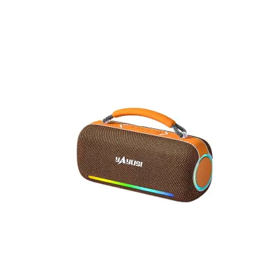 Prenosni Bluetooth zvočnik z močnim basom in dolgotrajno baterijo Orange