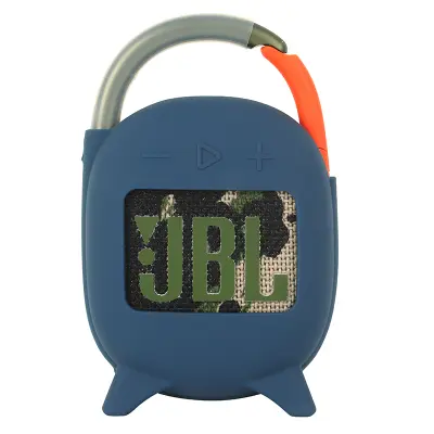Silikonska zaščitna torbica za JBL CLIP4/CLIP4 Bluetooth zvočnik NavyBlue