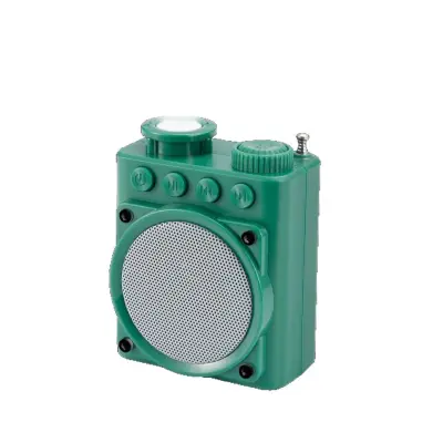 Retro Prenosni Bluetooth Zvočnik - Mini Brezžični Zvočnik Vintage Stila Green