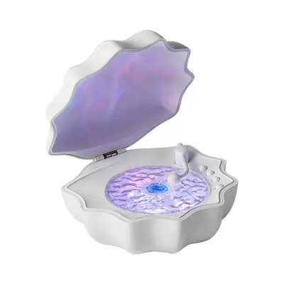 HY-M5 RGB Projektor Svetilka Bluetooth Zvočnik LED Nočna Lučka z Ogledalom White