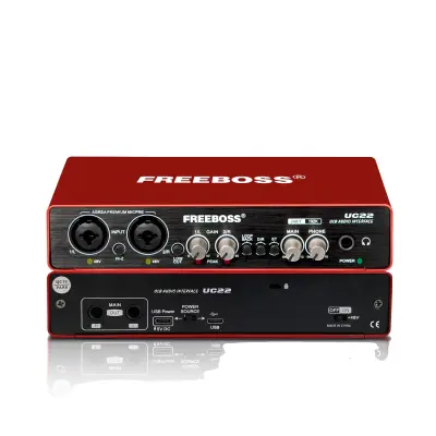 Zunanja avdio vmesnik, 24bit 192kHz, funkcija Loopback, neposredno spremljanje