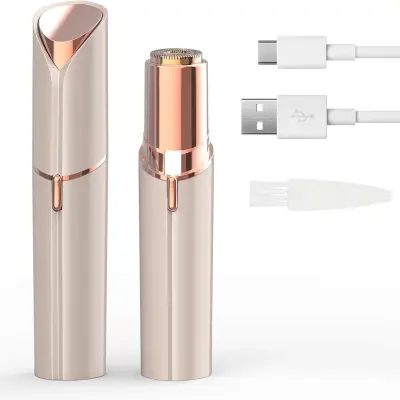 Električni epilator - odstranjevalec dlak na obrazu - polnilni USB - za obraz in telo