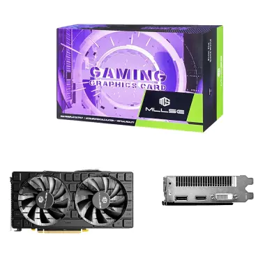 Grafična kartica, hlajenje z dvema ventilatorjema, 8GB GDDR5 pomnilnika -RX 580 8GB ČRNA