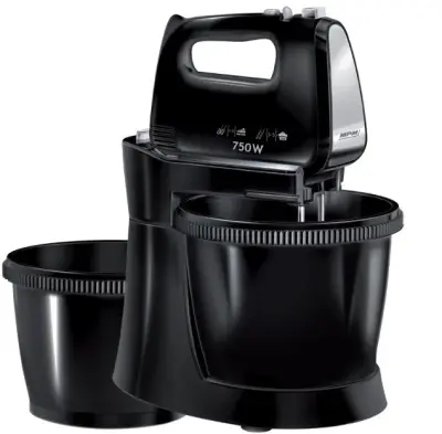 MPM MMR-22Z/C ročni mešalnik z dvema črnima posodama