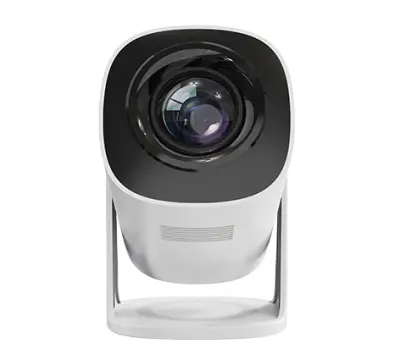 PRIXTON Projektor Dalí združljiv s Full HD 4K, 4800 Lumnov in 110 ANSI Lumnov, bela barva