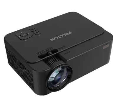 PRIXTON Projektor Goya združljiv s Full HD, 2800 Lumnov, črna barva