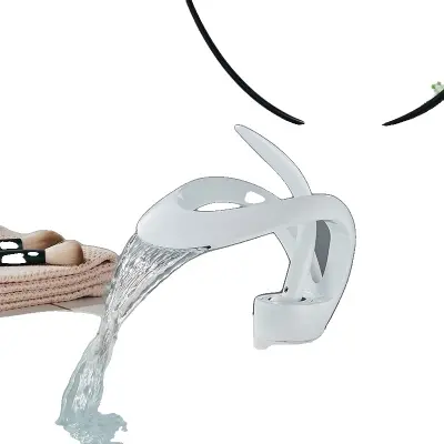 Kopalniška pipa, sodoben dizajn, brez svinca, mat črna površina, b