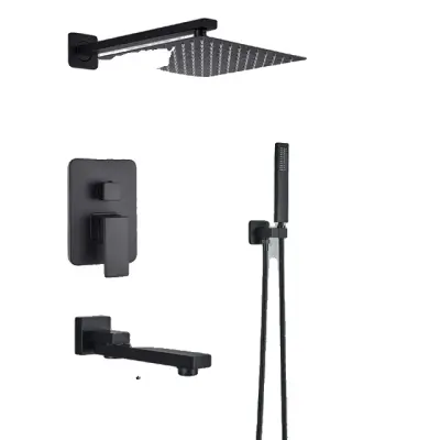 Súprava sprchovej batérie, systém dažďovej sprchy, nástenná montáž
