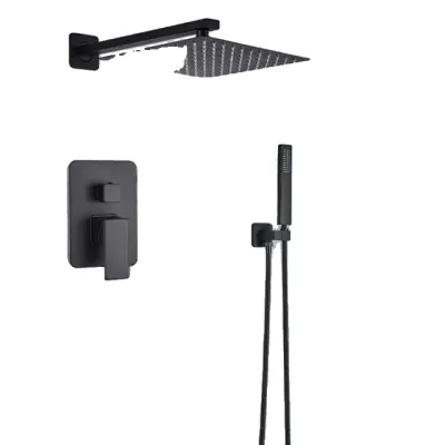 Súprava sprchovej batérie, systém dažďovej sprchy, nástenná montáž