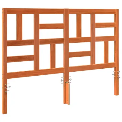 vidaXL Naslonjalo za posteljo Voskast rjav 145,5 x 4 x 104 cm