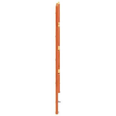 vidaXL Vzglavje Voskast rjav 160,5 x 3 x 80 cm Masivno borovo les