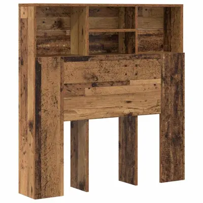 vidaXL Posteljna glava Star les 100 x 19 x 103,5 cm Konstruiran les