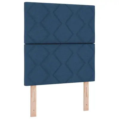 vidaXL Vzglavje z vzglavjem Modra 80 cm Umjetno usnje