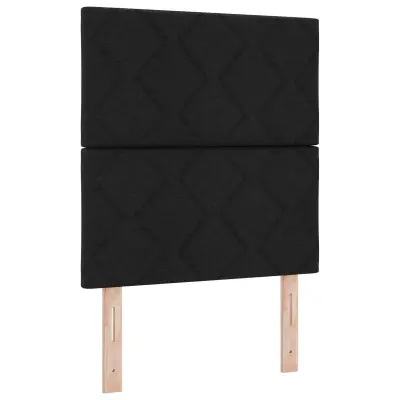 vidaXL Vzglavje z vzglavjem Črna 80 cm blago