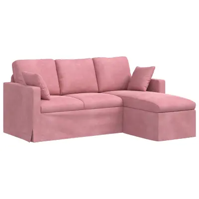 vidaXL Kavč Roza Splošne dimenzije: 178 x 134 x 80 cm (Š x G x V)