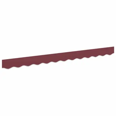 vidaXL Zaslon tende Burgundija 580 x 20 cm Platno