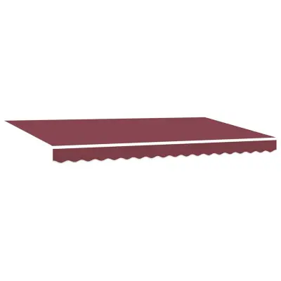 vidaXL Nadomestno platno za tendo Burgundija 380 x 195 cm Poliester