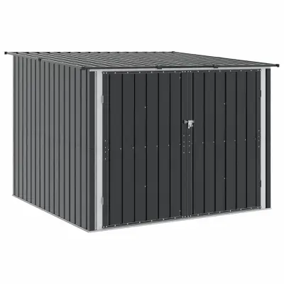 vidaXL Kolesarska lopa 3 pcs Antracit 215 x 206 x 157 cm Kovina