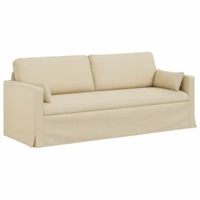 vidaXL Kavč krema Splošne dimenzije: 198 x 78 x 80 cm (Š x G x V)