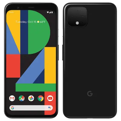 Obnovljeno - znaki rabe - Ecofone Pixel 4 crn 64 GB 6 GB ram 4G single sim