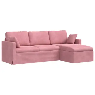 vidaXL Kavč Roza Splošne dimenzije: 228 x 134 x 80 cm (Š x G x V)