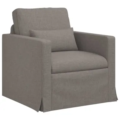 vidaXL Kavč Taupe Splošne dimenzije: 78 x 78 x 80 cm (Š x G x V) Žamet