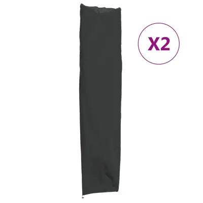vidaXL Prevleka za vrtni senčnik 2 kosa 240x57/57 cm 420D oxford