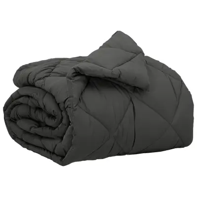 vidaXL Polna celoletna prevleka Antracit 220 x 140 cm Mikrovlakna