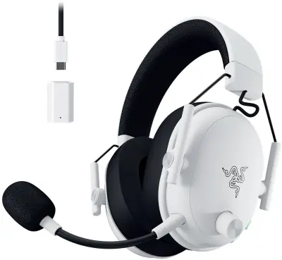 Slušalke Razer BlackShark V3, bele